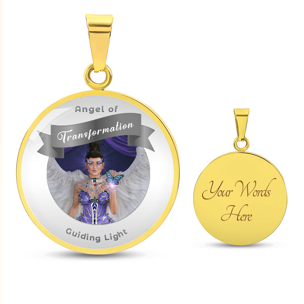Transformation - Guardian Angel Affirmation Necklace - More Than CharmsMore Than Charms