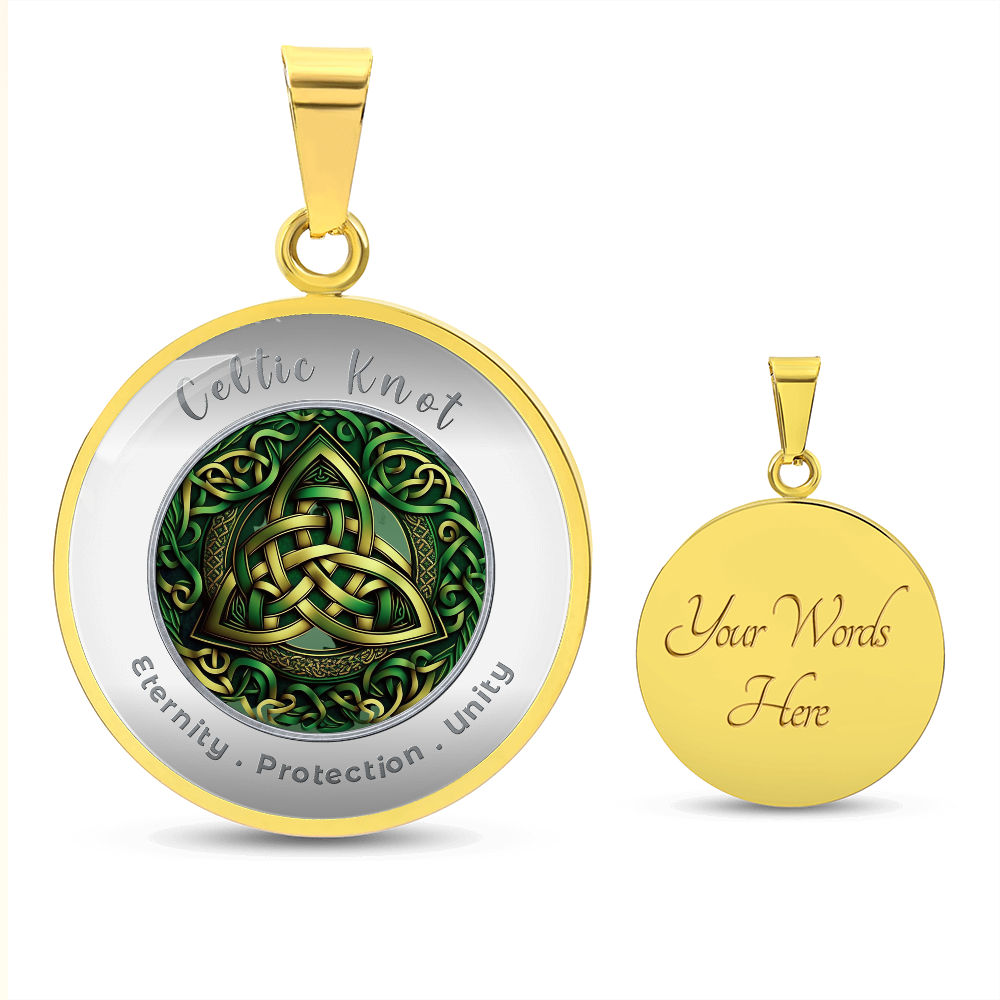Celtic Knot - Eternity Unity Protection - Affirmation Necklace - More Than CharmsMore Than Charms