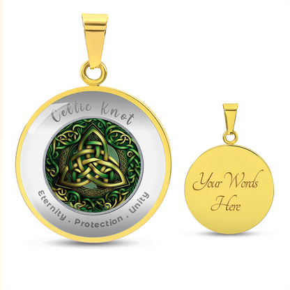 Celtic Knot - Eternity Unity Protection - Affirmation Necklace - More Than CharmsMore Than Charms