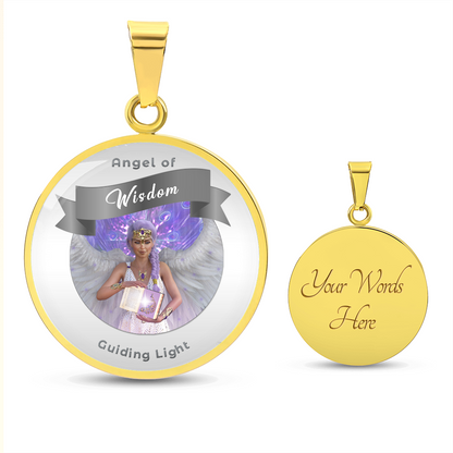 Wisdom - Guardian Angel Affirmation Necklace - More Than CharmsMore Than Charms