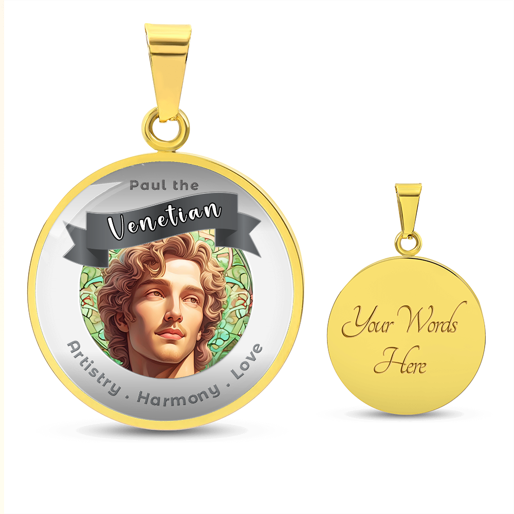 Paul The Venetian - Affirmation Necklace For Artistry, Harmony & Love - More Than CharmsMore Than Charms