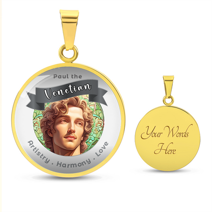 Paul The Venetian - Affirmation Necklace For Artistry, Harmony & Love - More Than CharmsMore Than Charms