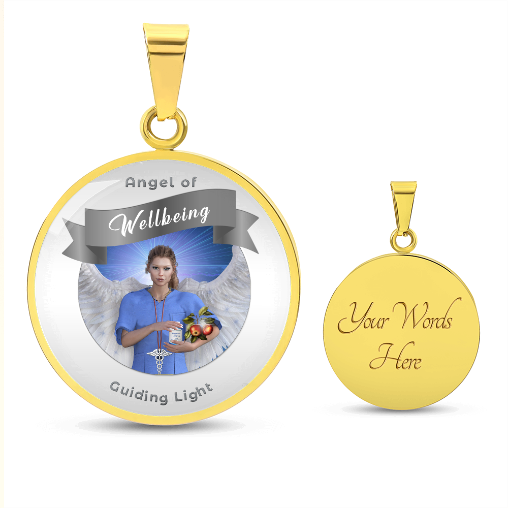 Wellbeing - Guardian Angel Affirmation Necklace - More Than CharmsMore Than Charms