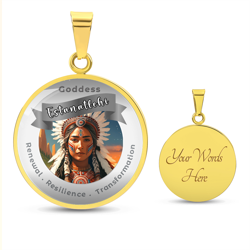 Goddess Estanatlehi - Affirmation Necklace - More Than CharmsMore Than Charms