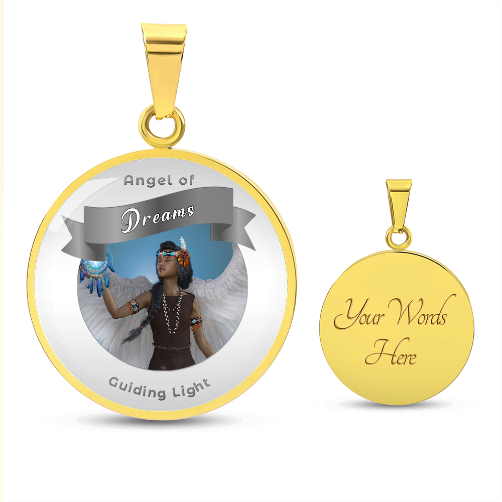 Dream - Guardian Angel Affirmation Necklace - More Than CharmsMore Than Charms