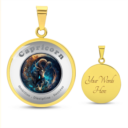 Capricorn - Affirmation Necklace - More Than CharmsMore Than Charms