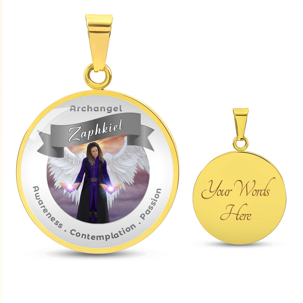Archangel Zaphkiel - Affirmation Necklace - More Than CharmsMore Than Charms