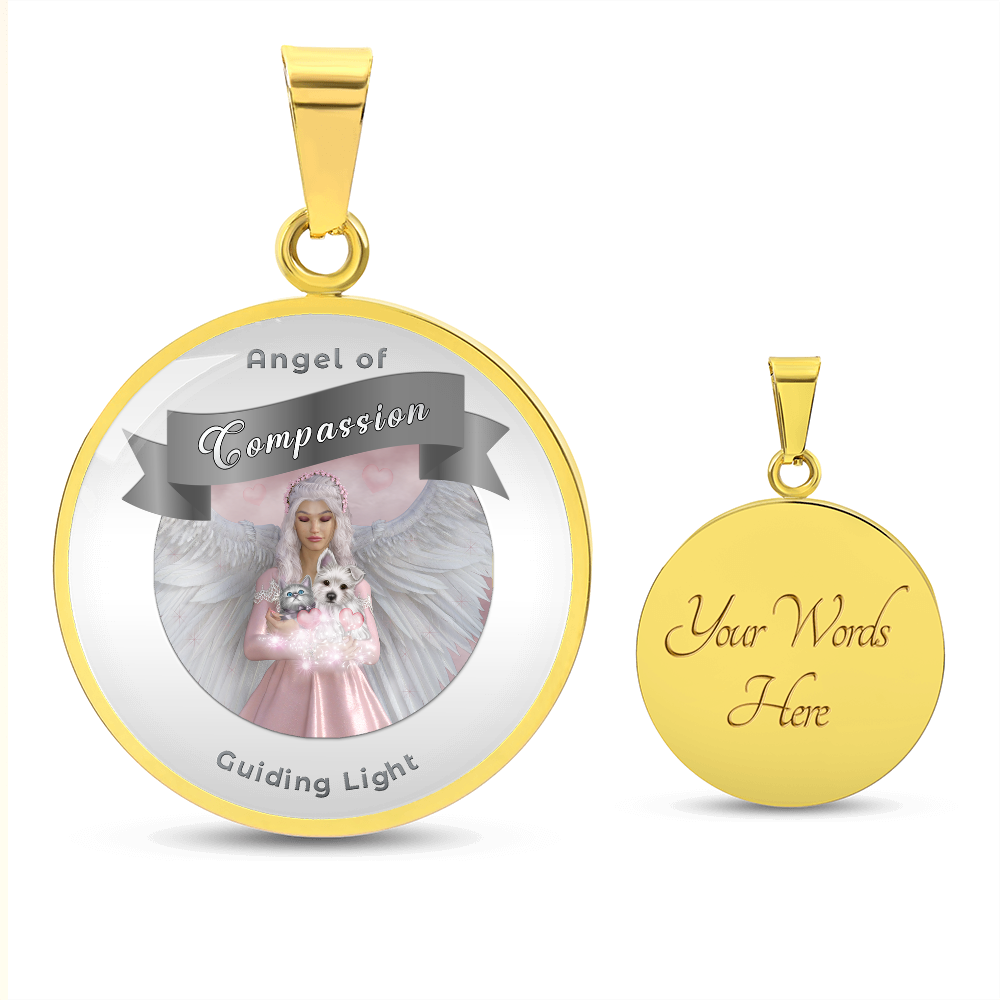 Compassion - Guardian Angel Affirmation Necklace - More Than CharmsMore Than Charms