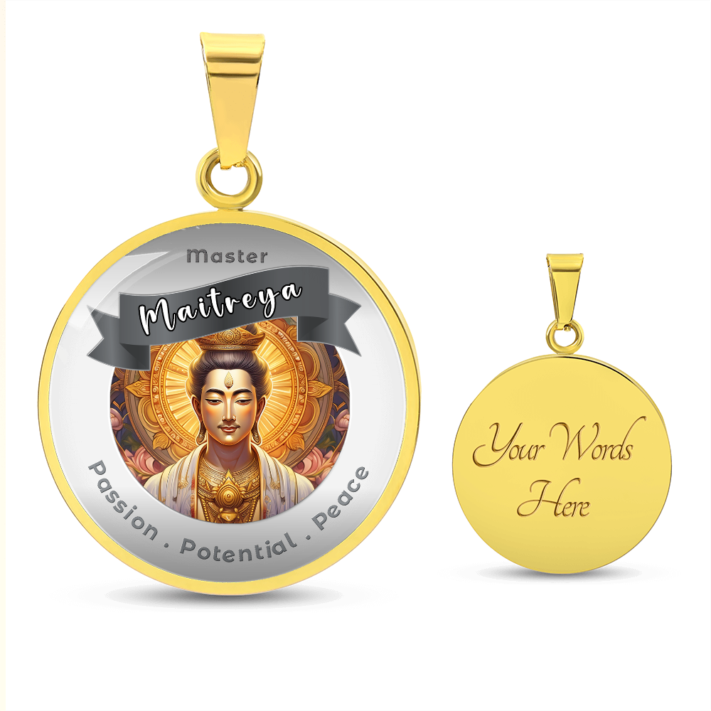 Maitreya - Affirmation Necklace For Passion, Potential & Peace - More Than CharmsMore Than Charms