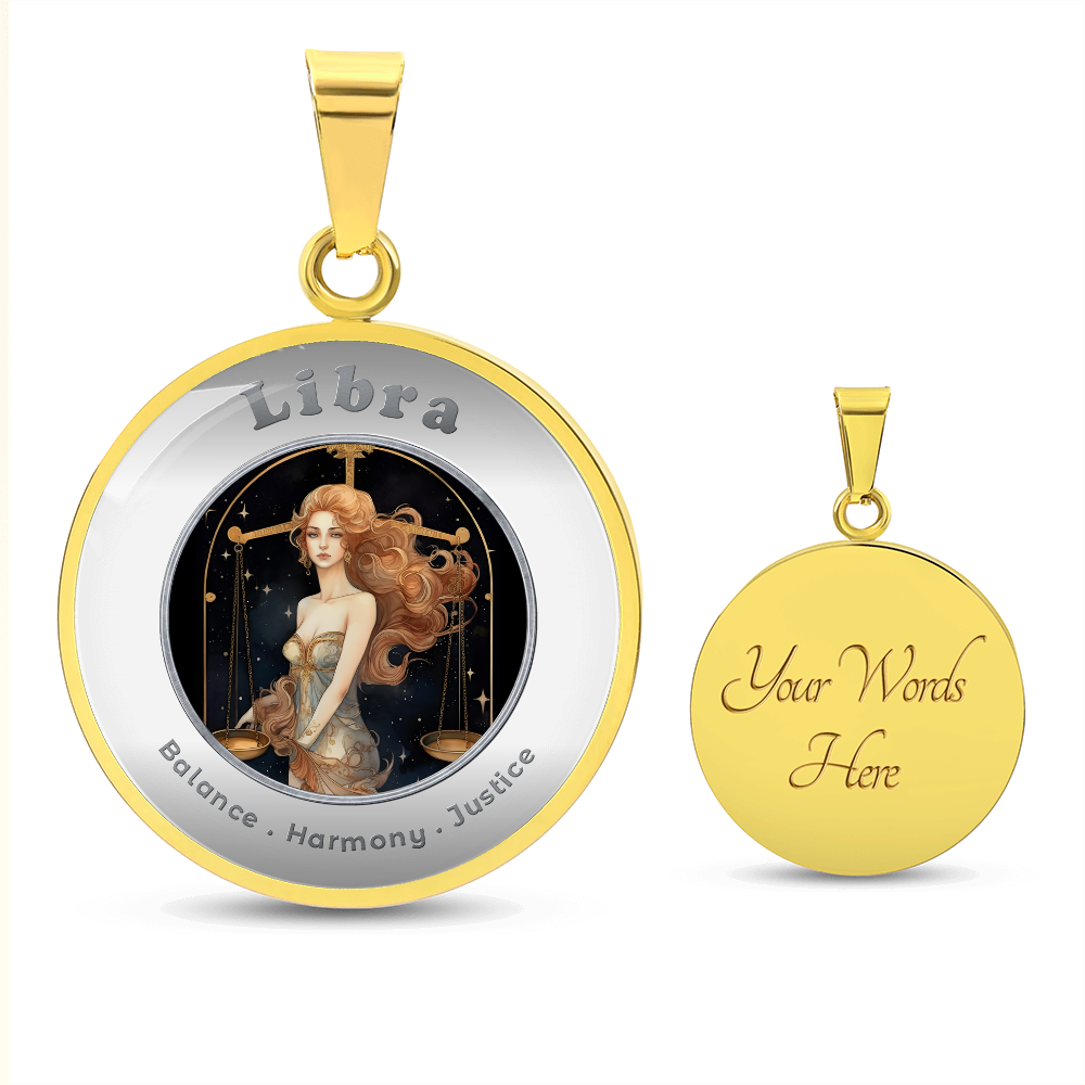 Libra- Affirmation Necklace - More Than CharmsMore Than Charms