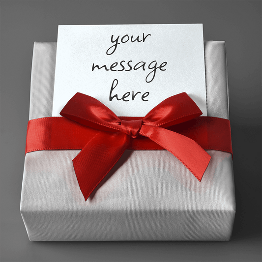 Gift Wrap with Personalized Message - We'll gift wrap your item by hand & you can add a personalized note!