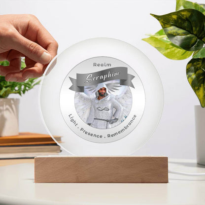 USB Circle Acrylic LED Light  - Seraphim