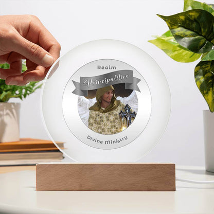 USB Circle Acrylic LED Light  - Principalities