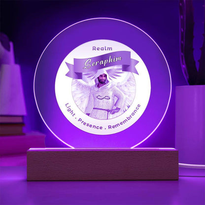 USB Circle Acrylic LED Light  - Seraphim