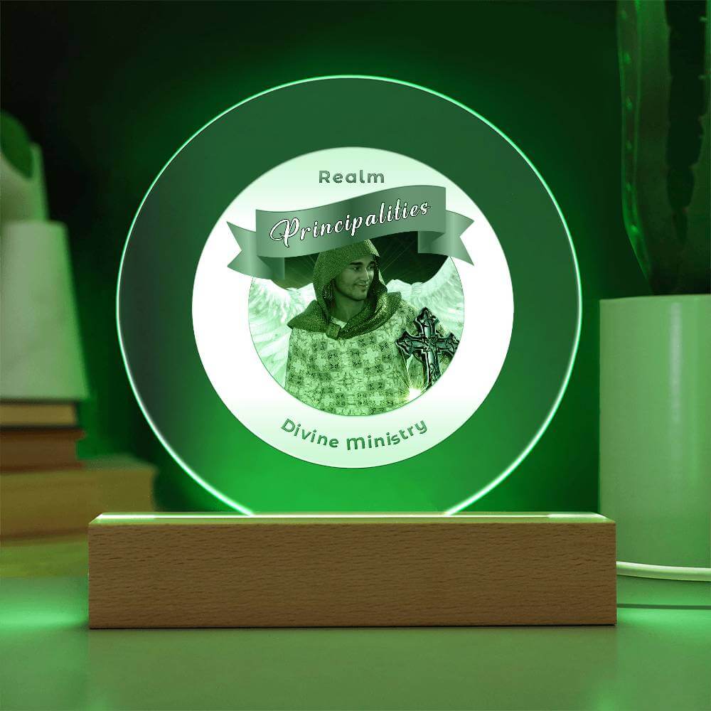 USB Circle Acrylic LED Light  - Principalities