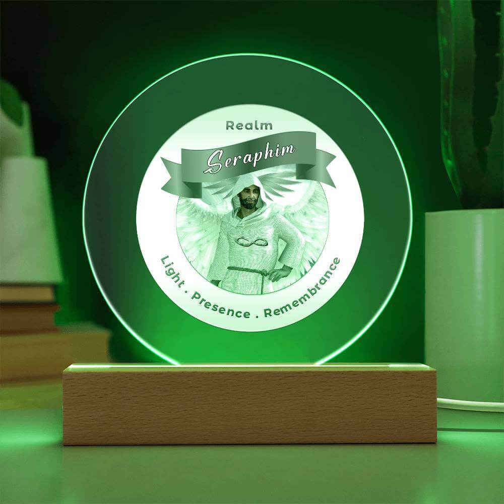 USB Circle Acrylic LED Light  - Seraphim