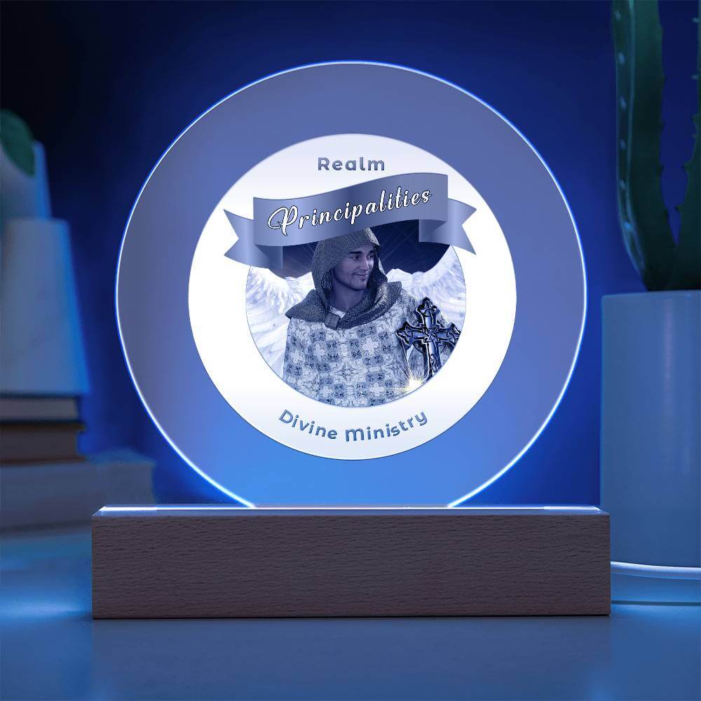 USB Circle Acrylic LED Light  - Principalities