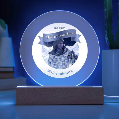 USB Circle Acrylic LED Light  - Principalities