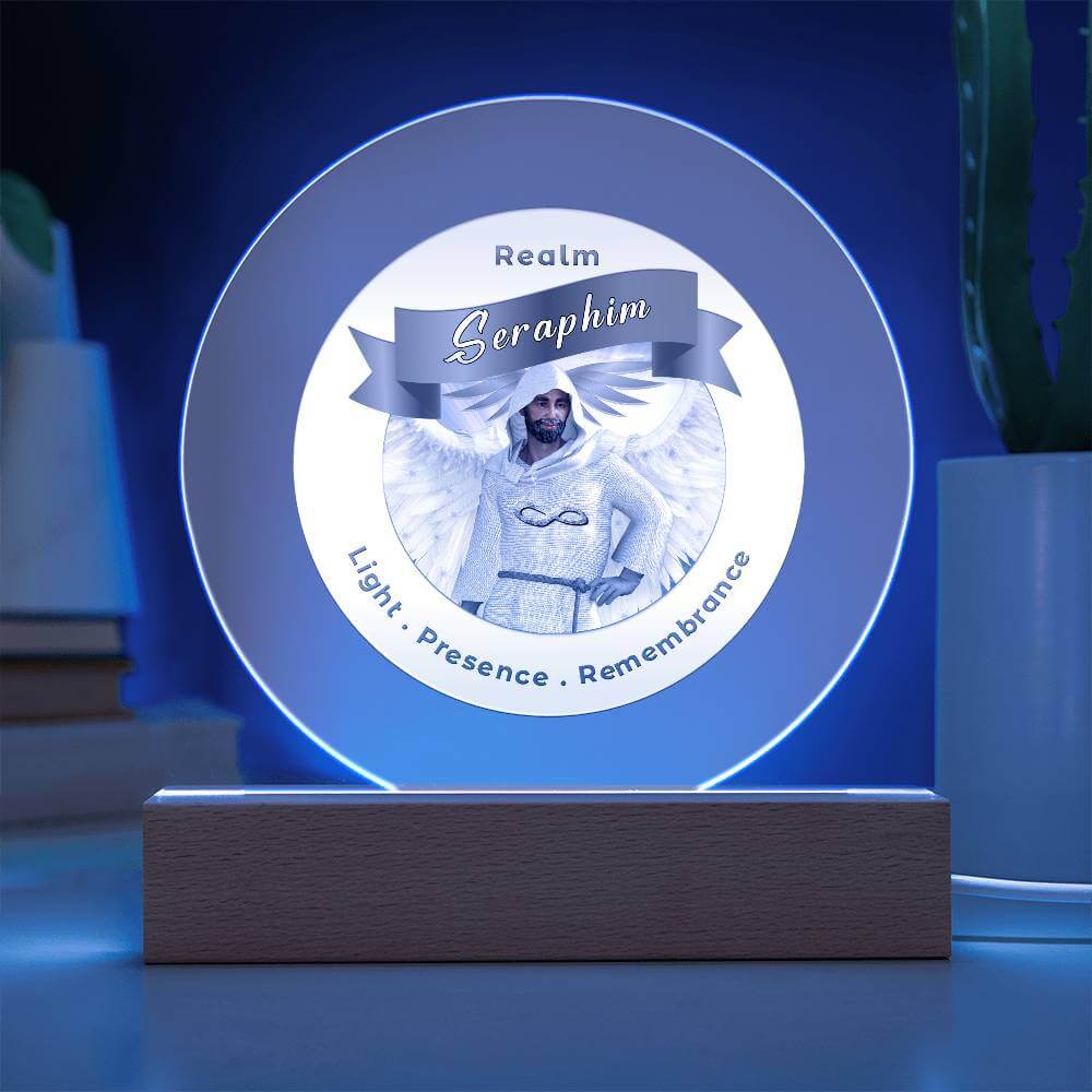 USB Circle Acrylic LED Light  - Seraphim