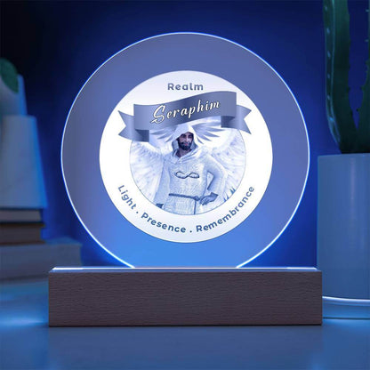 USB Circle Acrylic LED Light  - Seraphim