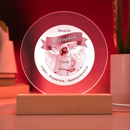 USB Circle Acrylic LED Light  - Seraphim