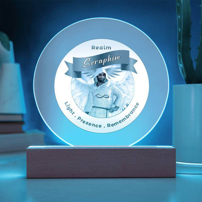 USB Circle Acrylic LED Light  - Seraphim