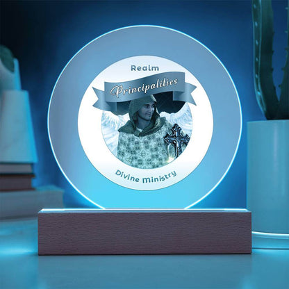 USB Circle Acrylic LED Light  - Principalities