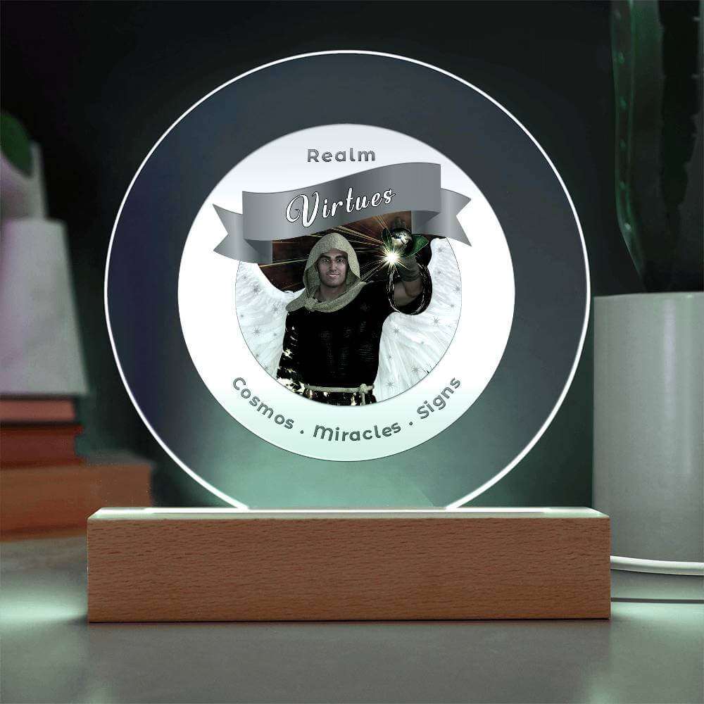 USB Circle Acrylic LED Light  -  Virtues