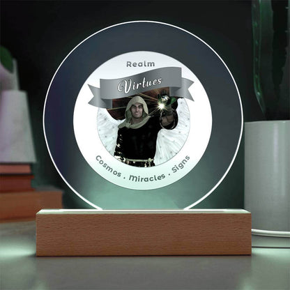 USB Circle Acrylic LED Light  -  Virtues