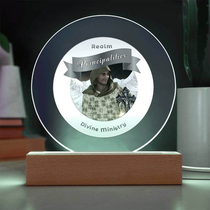 USB Circle Acrylic LED Light  - Principalities