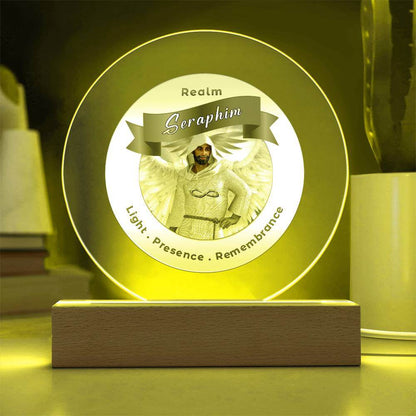 USB Circle Acrylic LED Light  - Seraphim