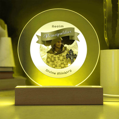USB Circle Acrylic LED Light  - Principalities