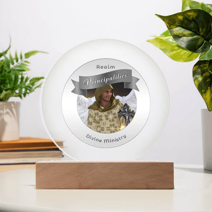 USB Circle Acrylic LED Light  - Principalities