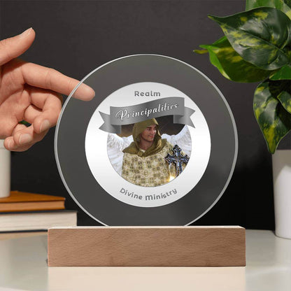 USB Circle Acrylic LED Light  - Principalities