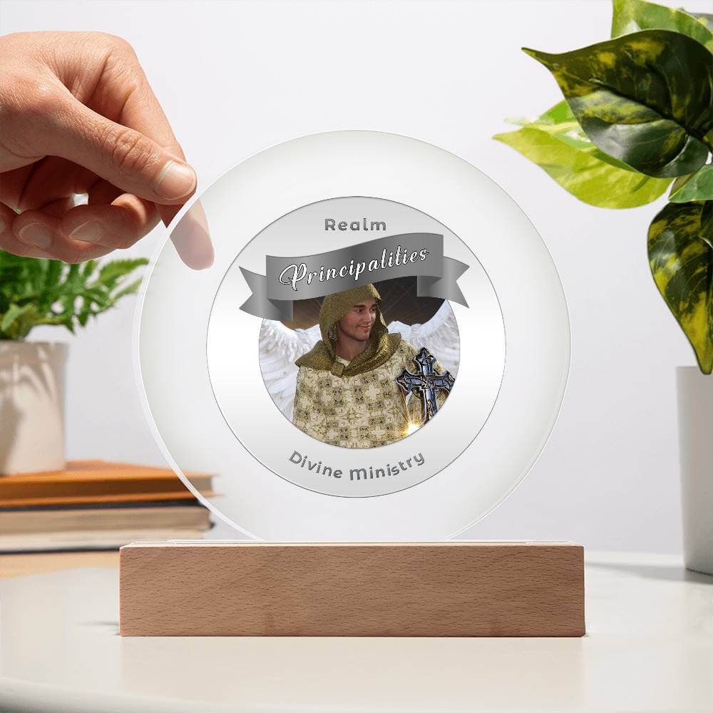USB Circle Acrylic LED Light  - Principalities