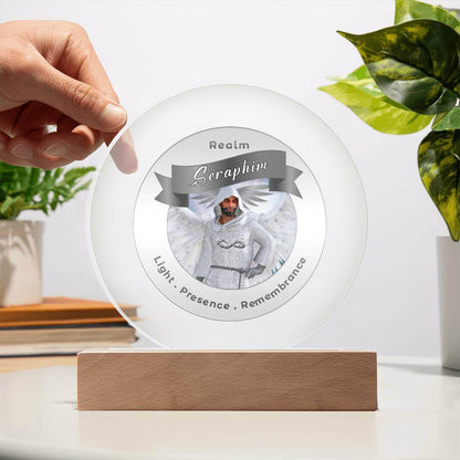 USB Circle Acrylic LED Light  - Seraphim