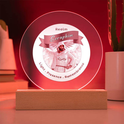 USB Circle Acrylic LED Light  - Seraphim