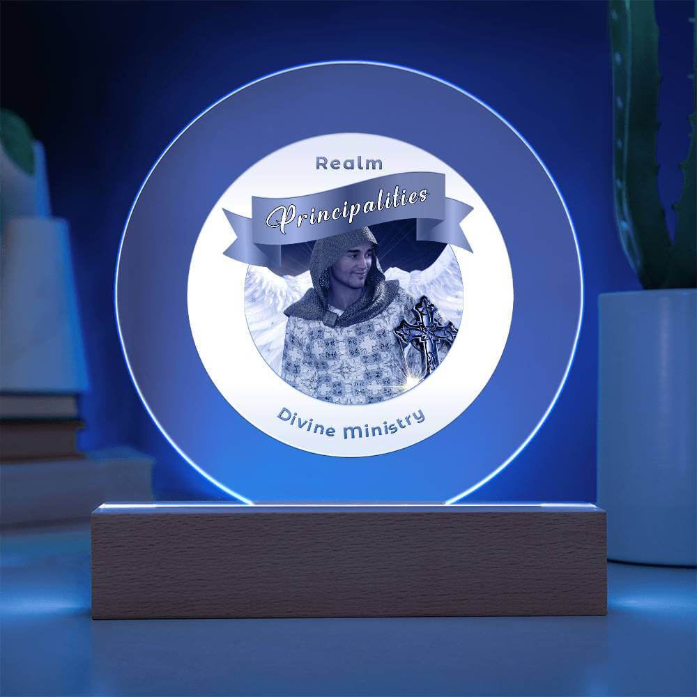 USB Circle Acrylic LED Light  - Principalities