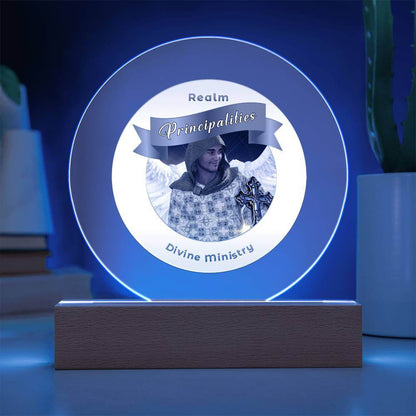 USB Circle Acrylic LED Light  - Principalities