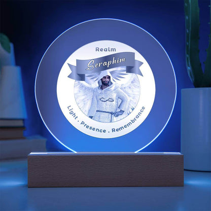 USB Circle Acrylic LED Light  - Seraphim