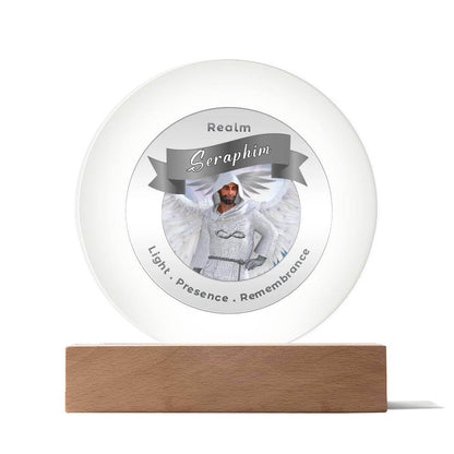 USB Circle Acrylic LED Light  - Seraphim