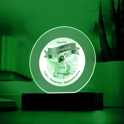 USB Circle Acrylic LED Light  - Seraphim