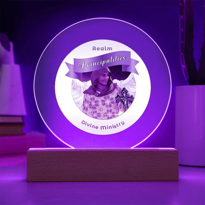 USB Circle Acrylic LED Light  - Principalities
