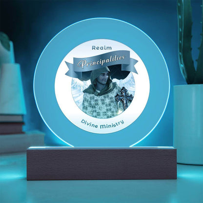 USB Circle Acrylic LED Light  - Principalities