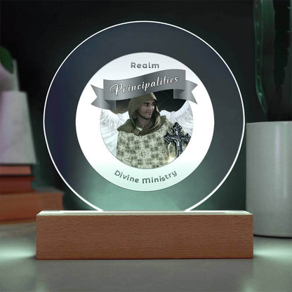 USB Circle Acrylic LED Light  - Principalities