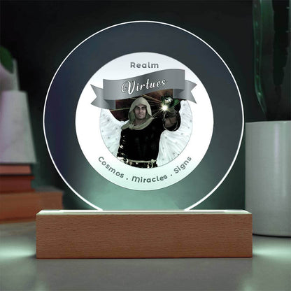 USB Circle Acrylic LED Light  -  Virtues