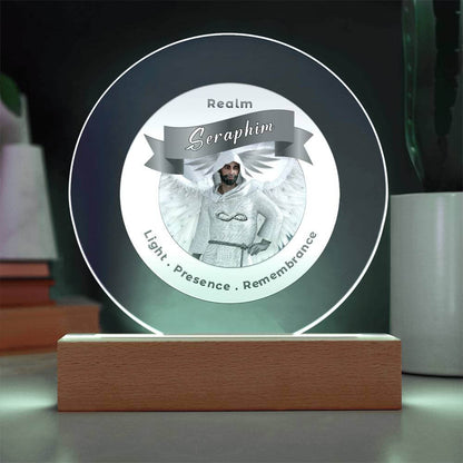 USB Circle Acrylic LED Light  - Seraphim