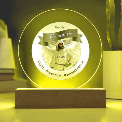 USB Circle Acrylic LED Light  - Seraphim
