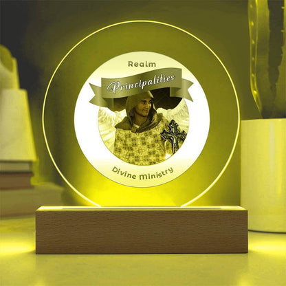USB Circle Acrylic LED Light  - Principalities
