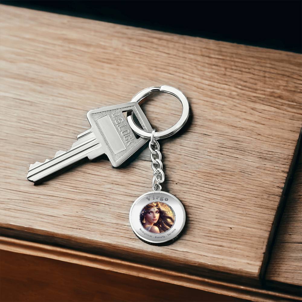 Virgo - Affirmation Keychain - More Than CharmsMore Than Charms